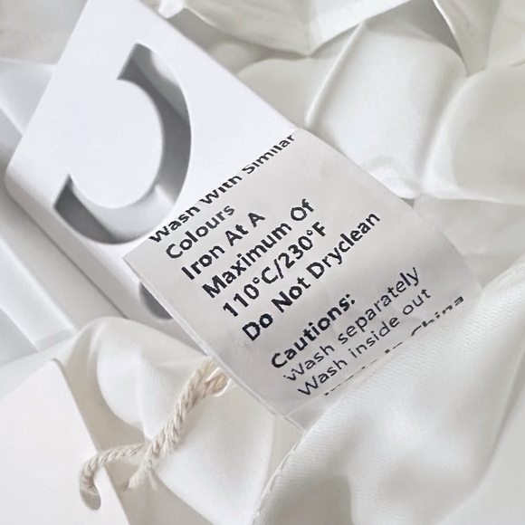 Commense Sleeveless Pleated Skirt Long Bandeau Dress Black and White Size M NEW - Picture 11 of 11